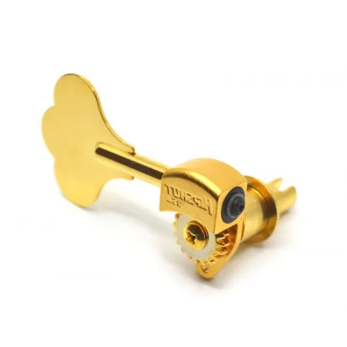 Hipshot B-Style 5-string Bass Bridge, Gold (5B500BG-750) - Guitar